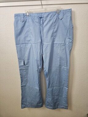 Life Uniform Sky Blue Cargo Scrub Pants - NWT